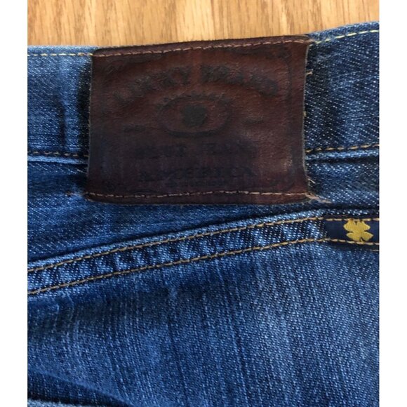 Lucky Brand 221 Original Straight Mens Jeans 36x30 Blue Denim 98% Cotton - Picture 8 of 8